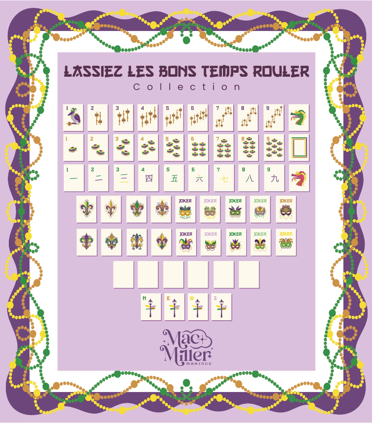 Laissez Les Bons Temps Rouler Tile Set (PREORDER)