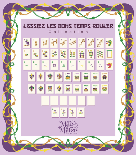 Lassiez Les Bons Temps Rouler Tile Set & Tile Bag Bundle