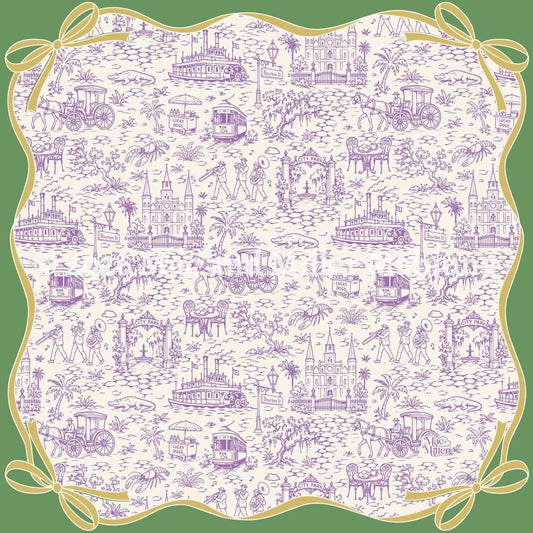 Let the Good Times Toile Mahjong Mat (Coming Soon) - Mat