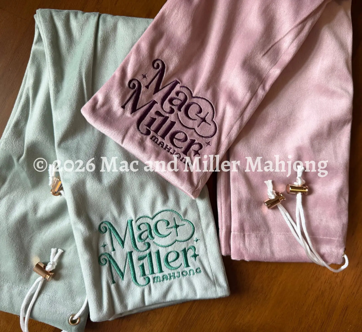 Mac + Miller Mahjong Signature Velvet Rack Bag - Accessory