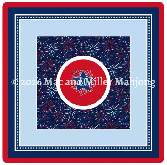 Red White & Blues Collection Mahjong Mat (Coming Soon!) - Mat