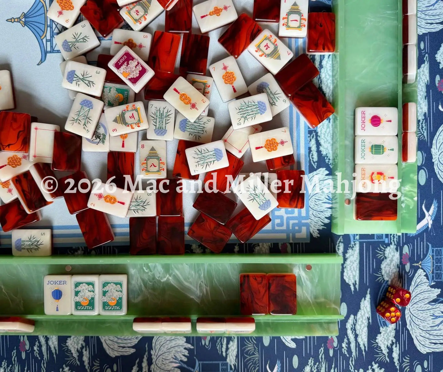 Agave Mahjong Racks + Velvet Rack Bag (Coming Soon) - Rack