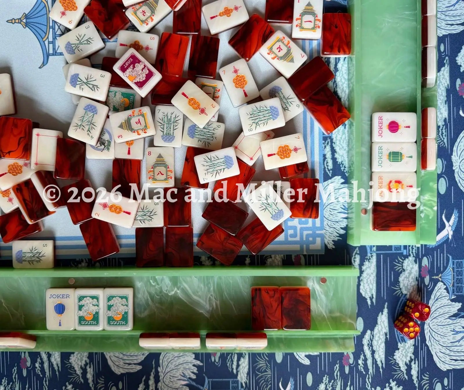 Agave Mahjong Racks + Velvet Rack Bag (Coming Soon) - Rack
