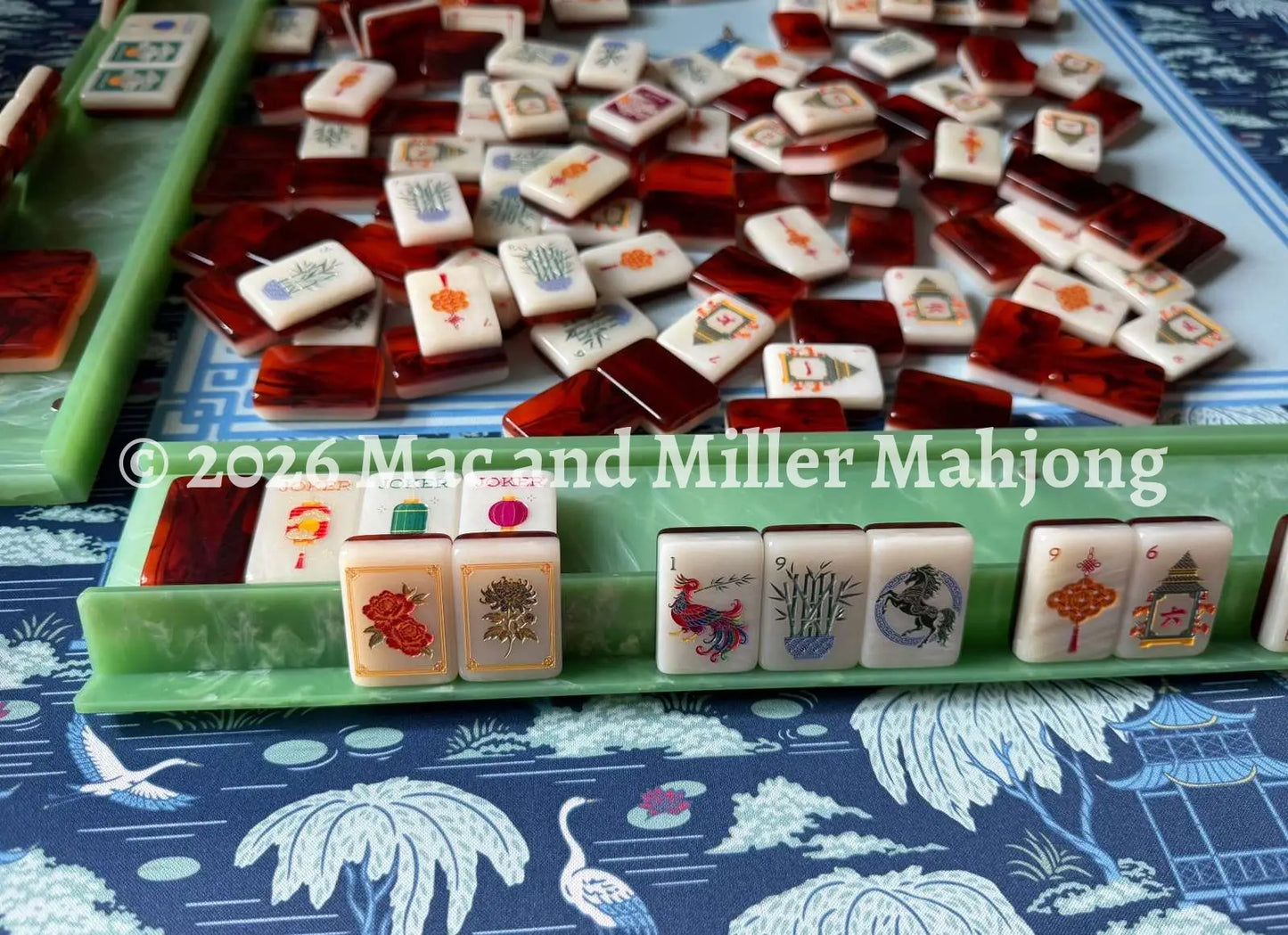 Agave Mahjong Racks + Velvet Rack Bag (Coming Soon) - Rack