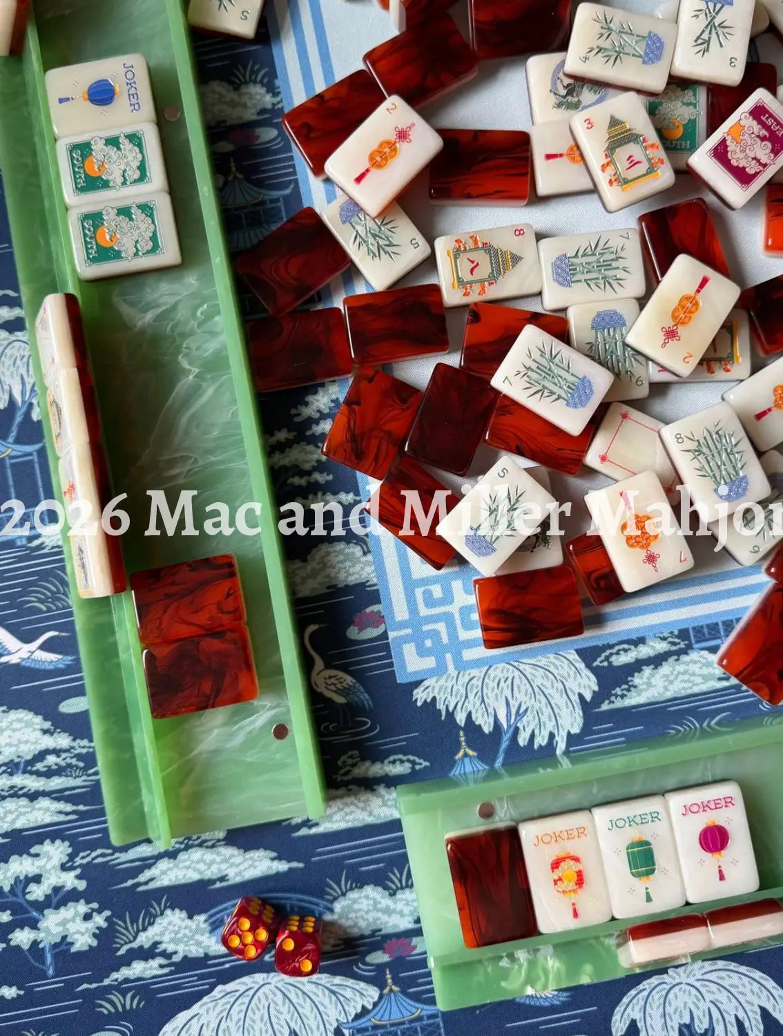 Agave Mahjong Racks + Velvet Rack Bag (Coming Soon) - Rack