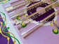 Crystal Clear Scalloped Mahjong Racks + Velvet Bag (Coming Soon!) - Rack