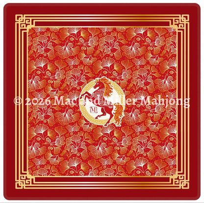 Limited Edition Mac and Miller Mahjong Heirloom Collection Year of the Horse Mahjong Mat 