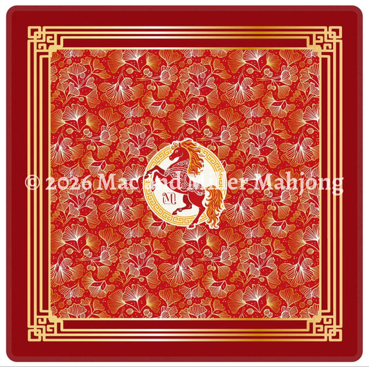 Limited Edition Mac and Miller Mahjong Heirloom Collection Year of the Horse Mahjong Mat 
