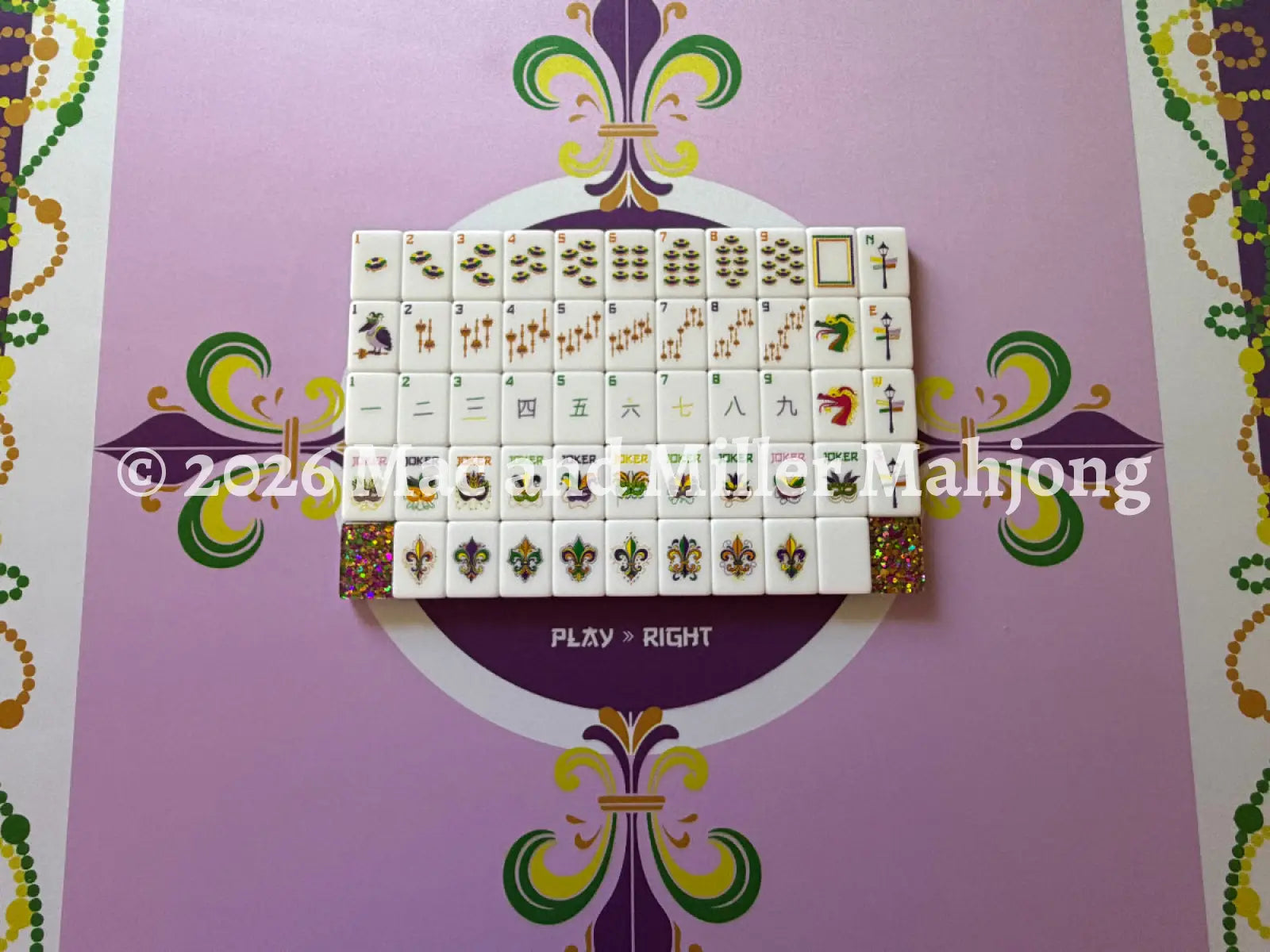 Laissez Les Bons Temps Rouler Collection Mahjong Mat - Mat