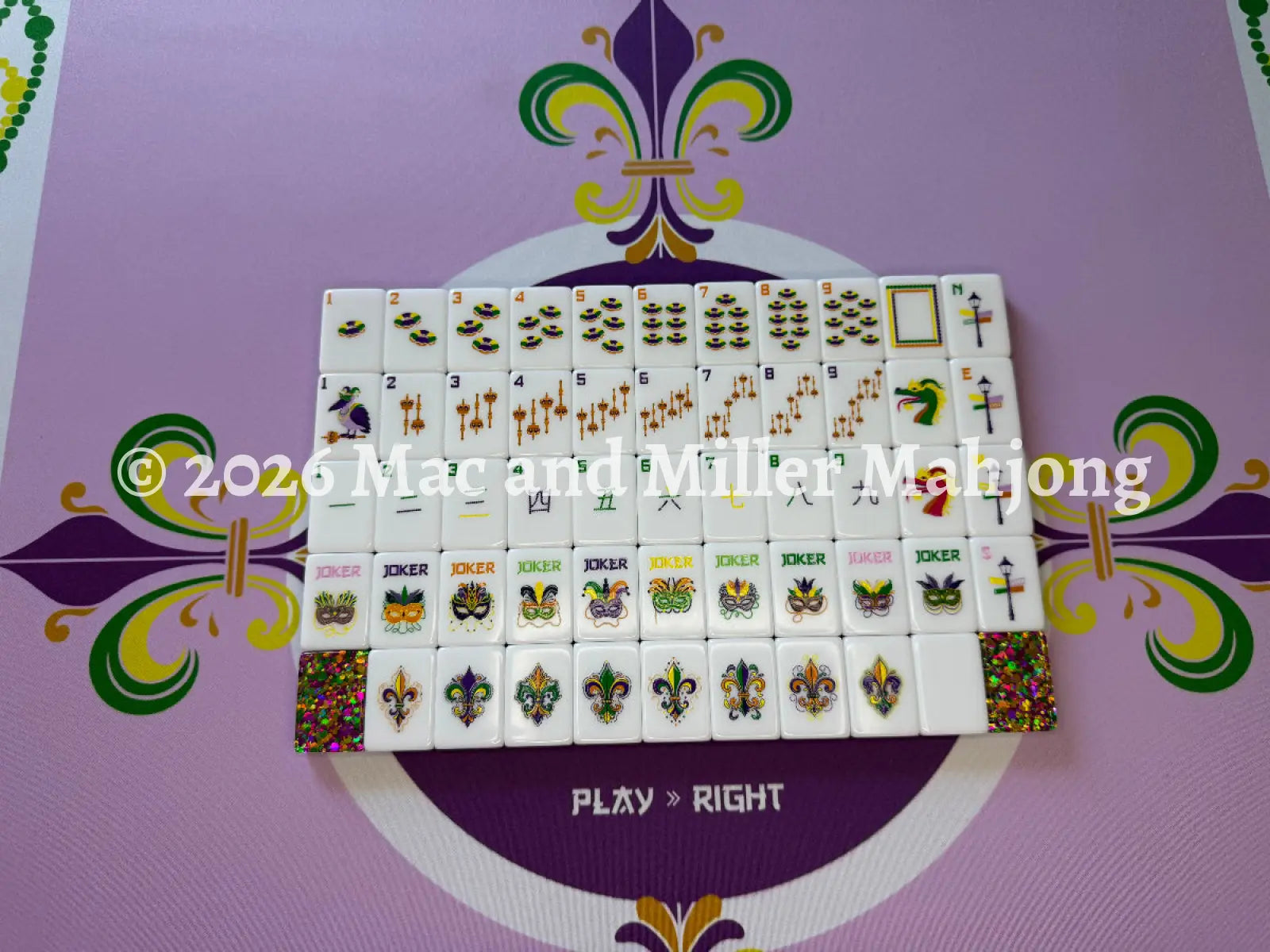 Laissez Les Bons Temps Rouler Collection Mahjong Mat - Mat