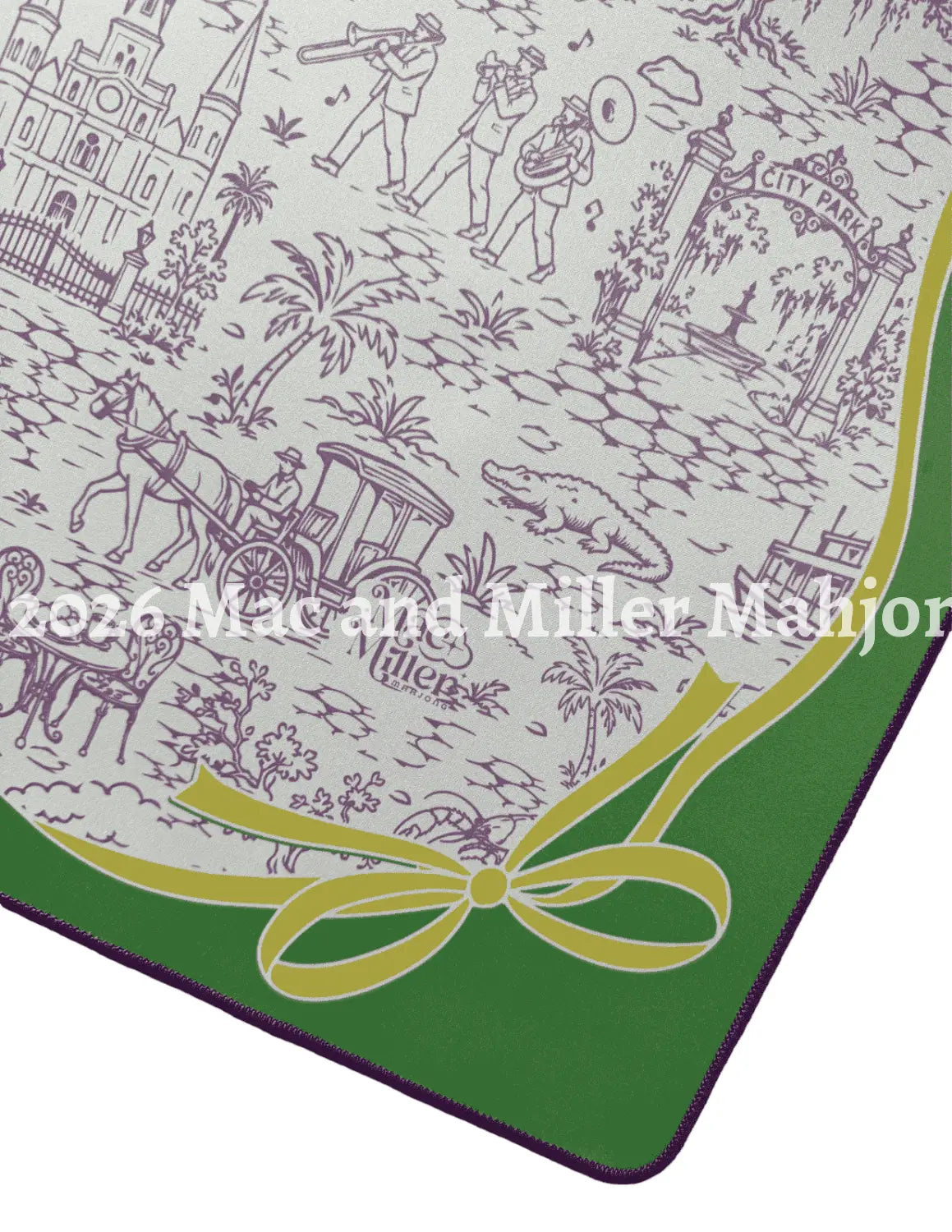 Let the Good Times Toile Mahjong Mat (Coming Soon) - Mat