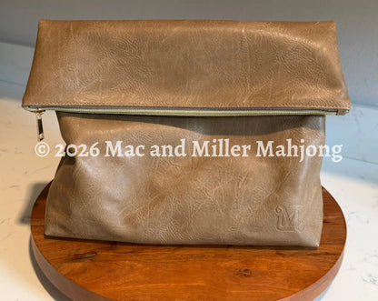 Mac + Miller Mahjong Signature Leather Tile Bag - Timeless Taupe - Accessory
