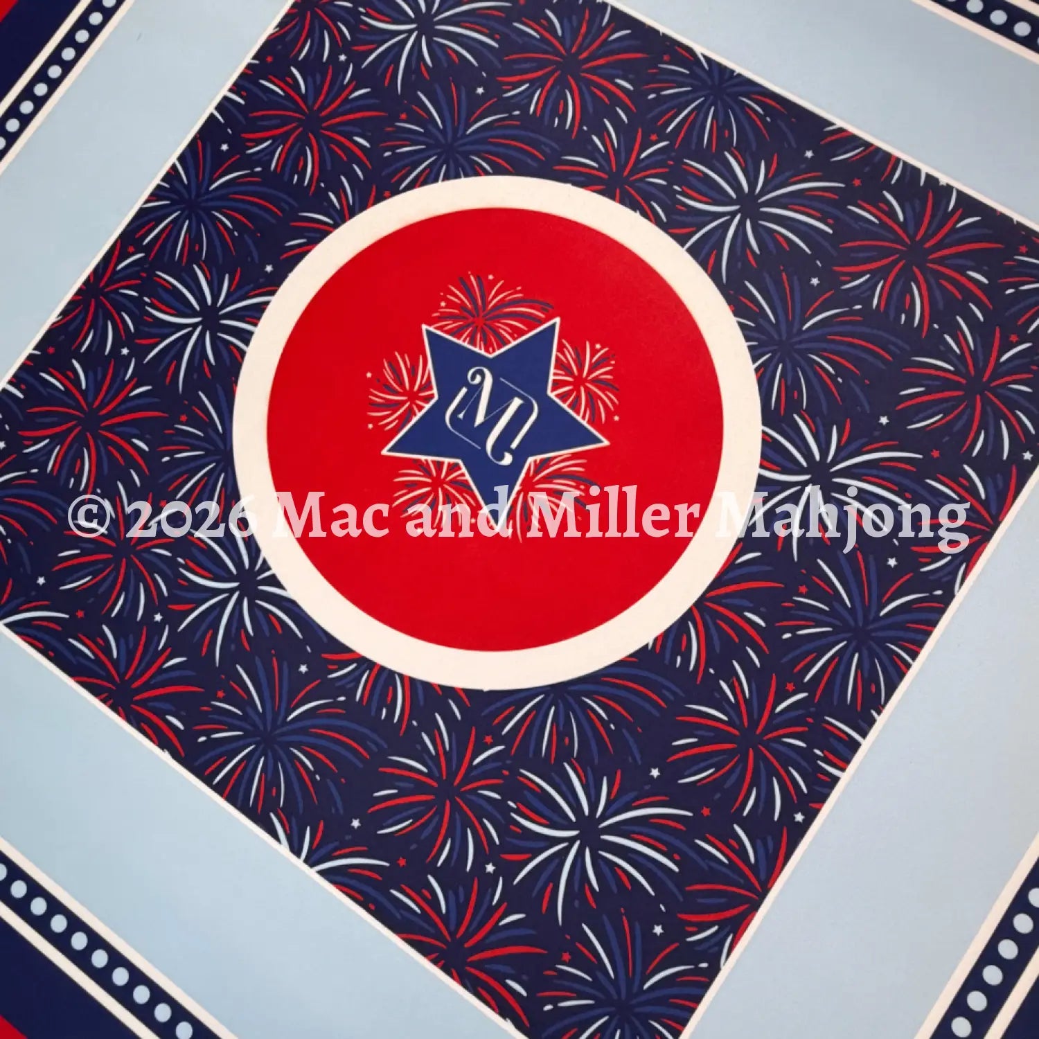 Red White & Blues Collection Mahjong Mat (Coming Soon!) - Mat